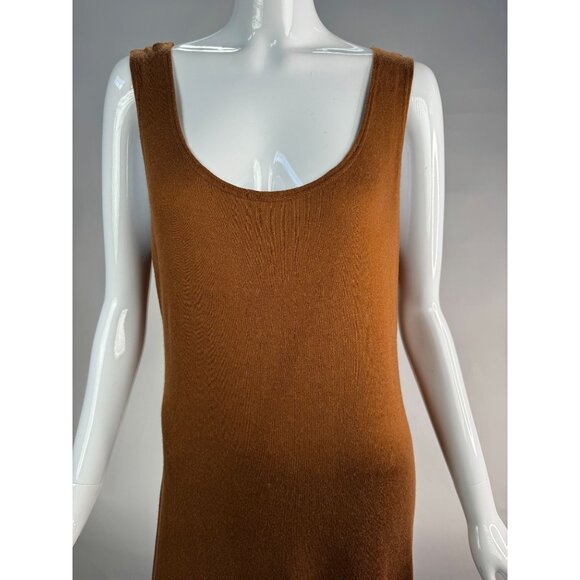 Vintage Joseph Ribkoff Tiger Print & Brown Two Pc Size 16 Maxi Dress - Picture 14 of 16